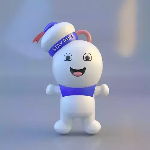 Ghostbusters Stay Puft 3D print model