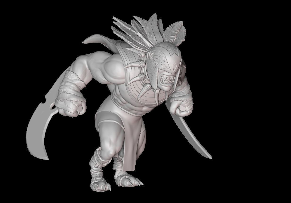 dota 2 Bloodseeker 3D print model_3