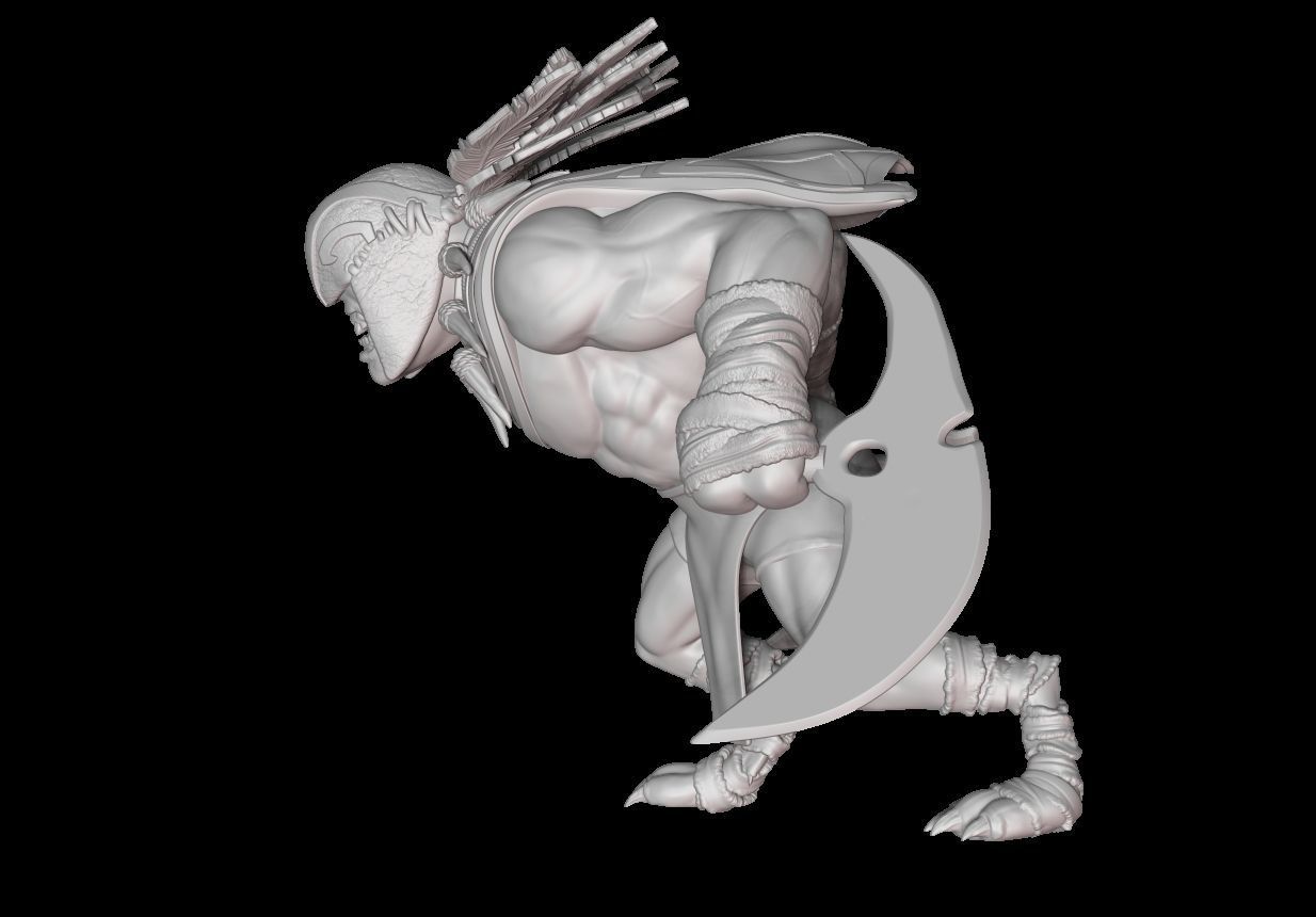 dota 2 Bloodseeker 3D print model_4