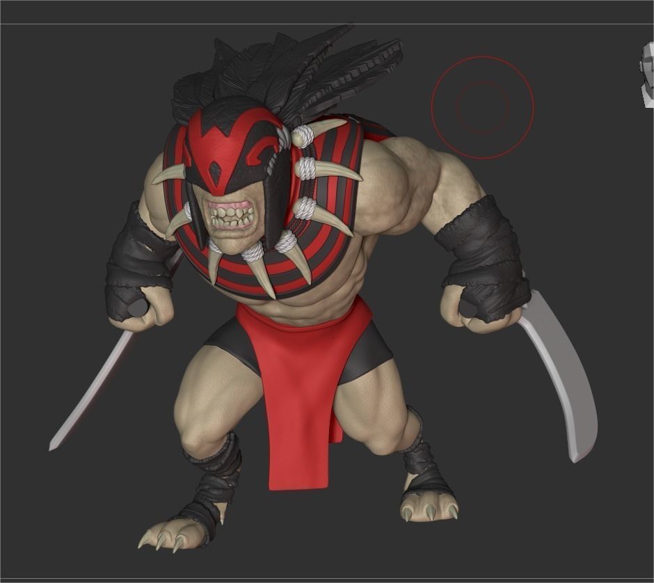 dota 2 Bloodseeker 3D print model_1