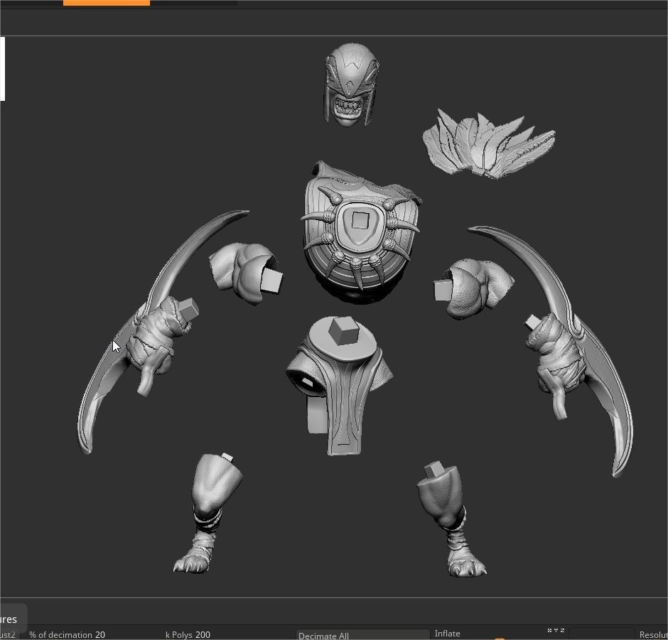 dota 2 Bloodseeker 3D print model_7