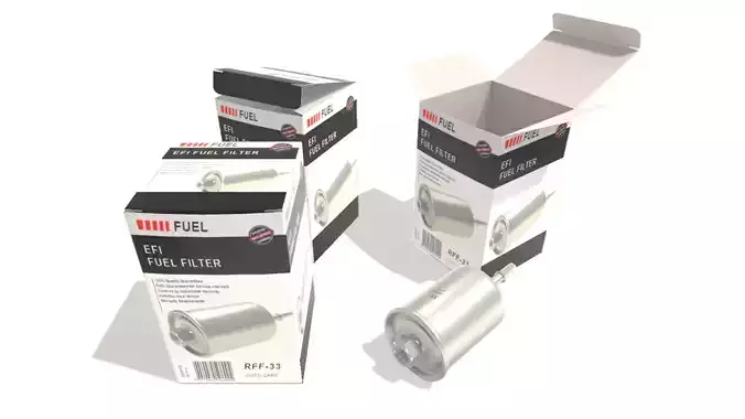 Fuel Filter and Box 9x9x15cm