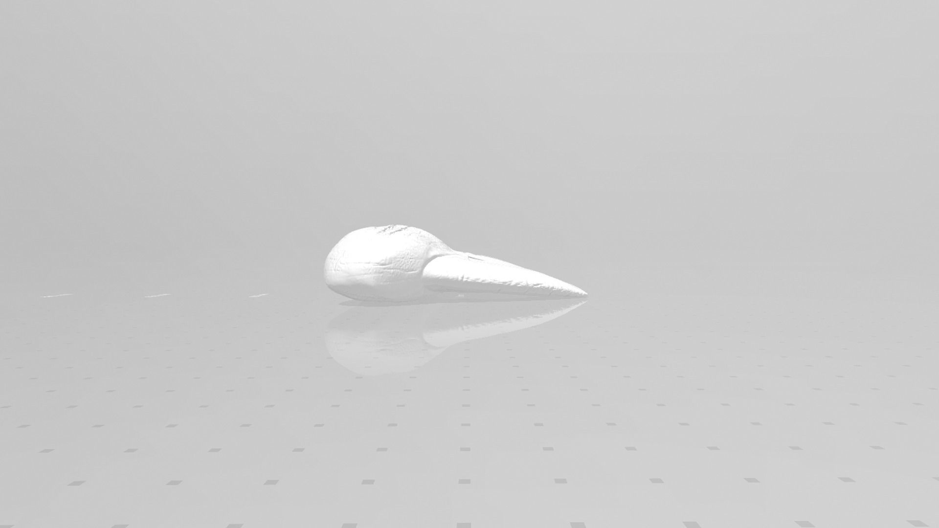 Megalodon Tooth - Jurassic Fossile Real Size - STL 3D print model_17