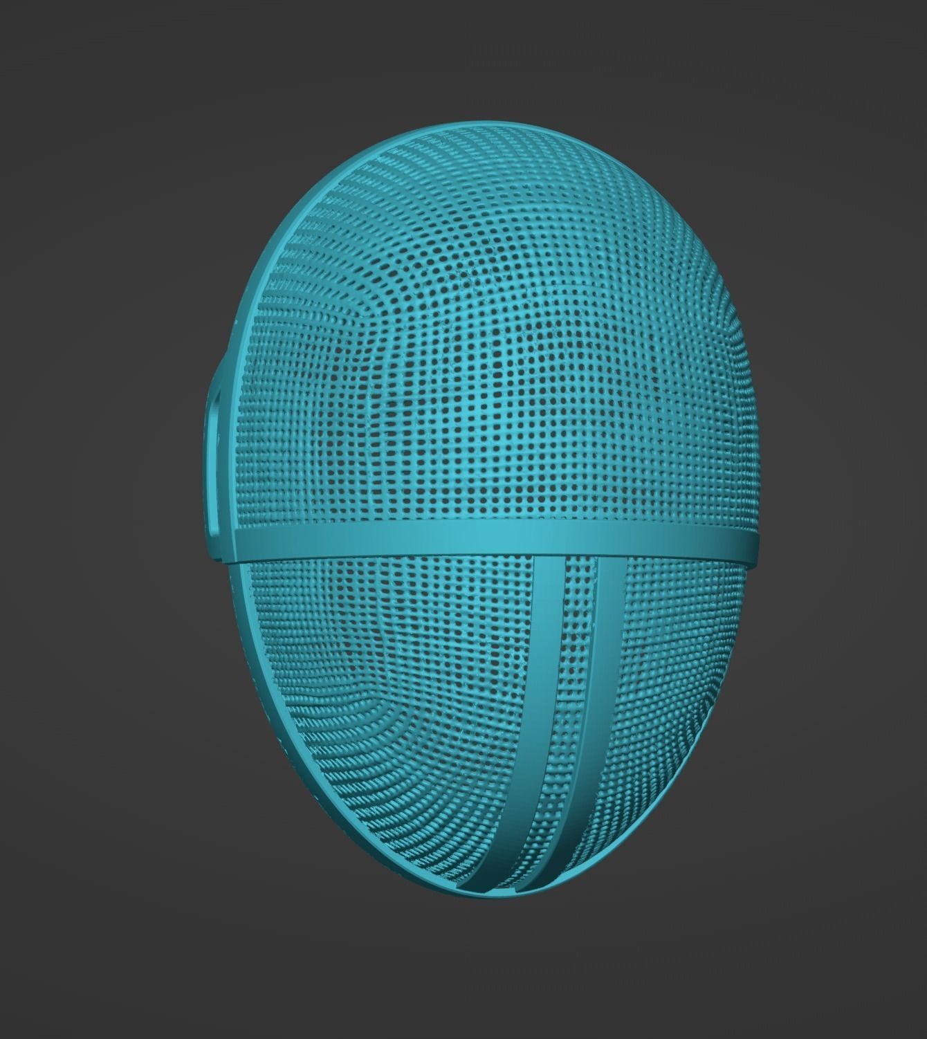 SQUID GAME GUARD MASK 3D print model_1