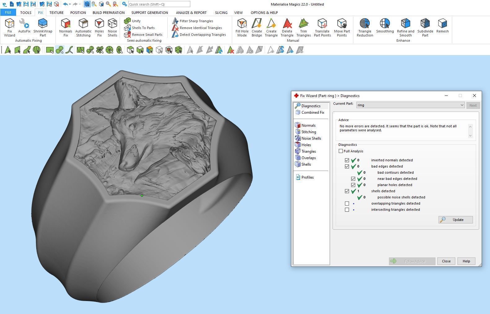 man ring wolf Silver Gold  Print 3D print model_5