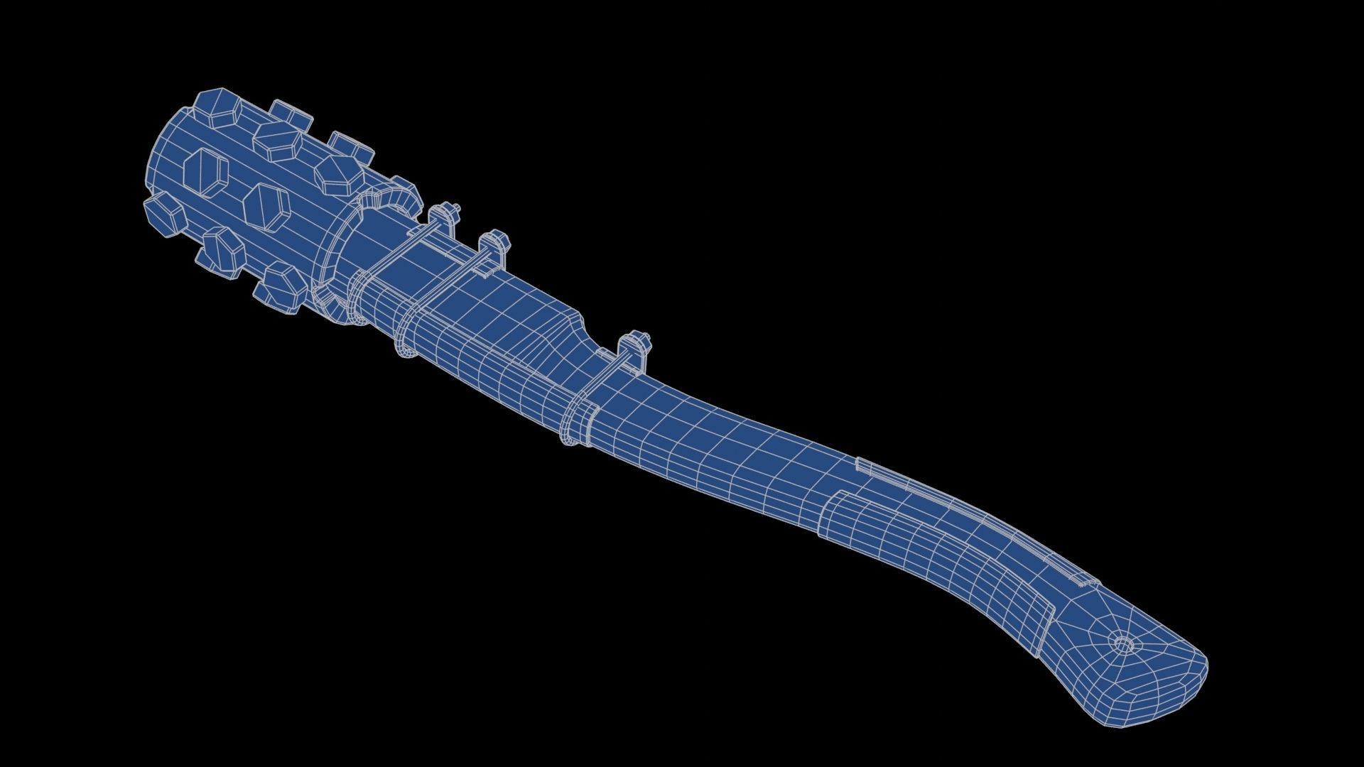 Modifiable Strike Weapon 03 Low-poly 3D model_20