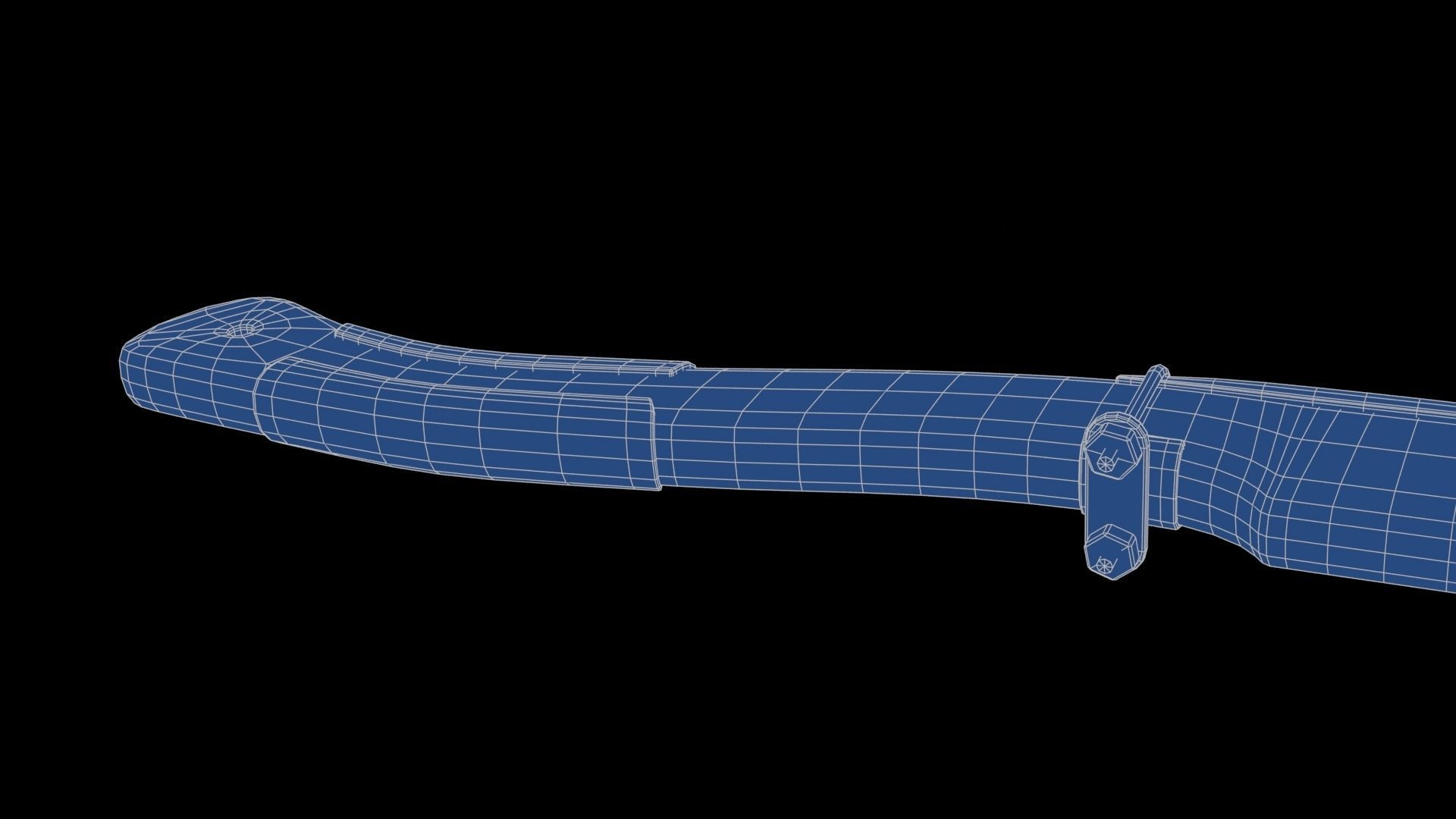 Modifiable Strike Weapon 03 Low-poly 3D model_27