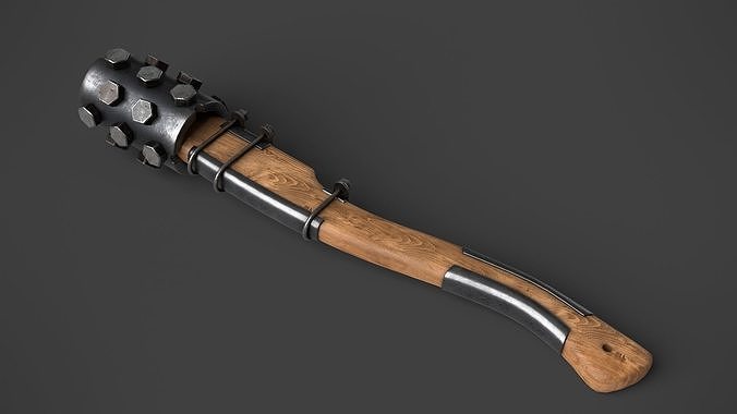 Modifiable Strike Weapon 03 Low-poly 3D model
