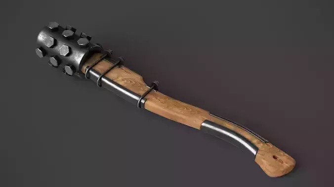 Modifiable Strike Weapon 03 Low-poly 3D model