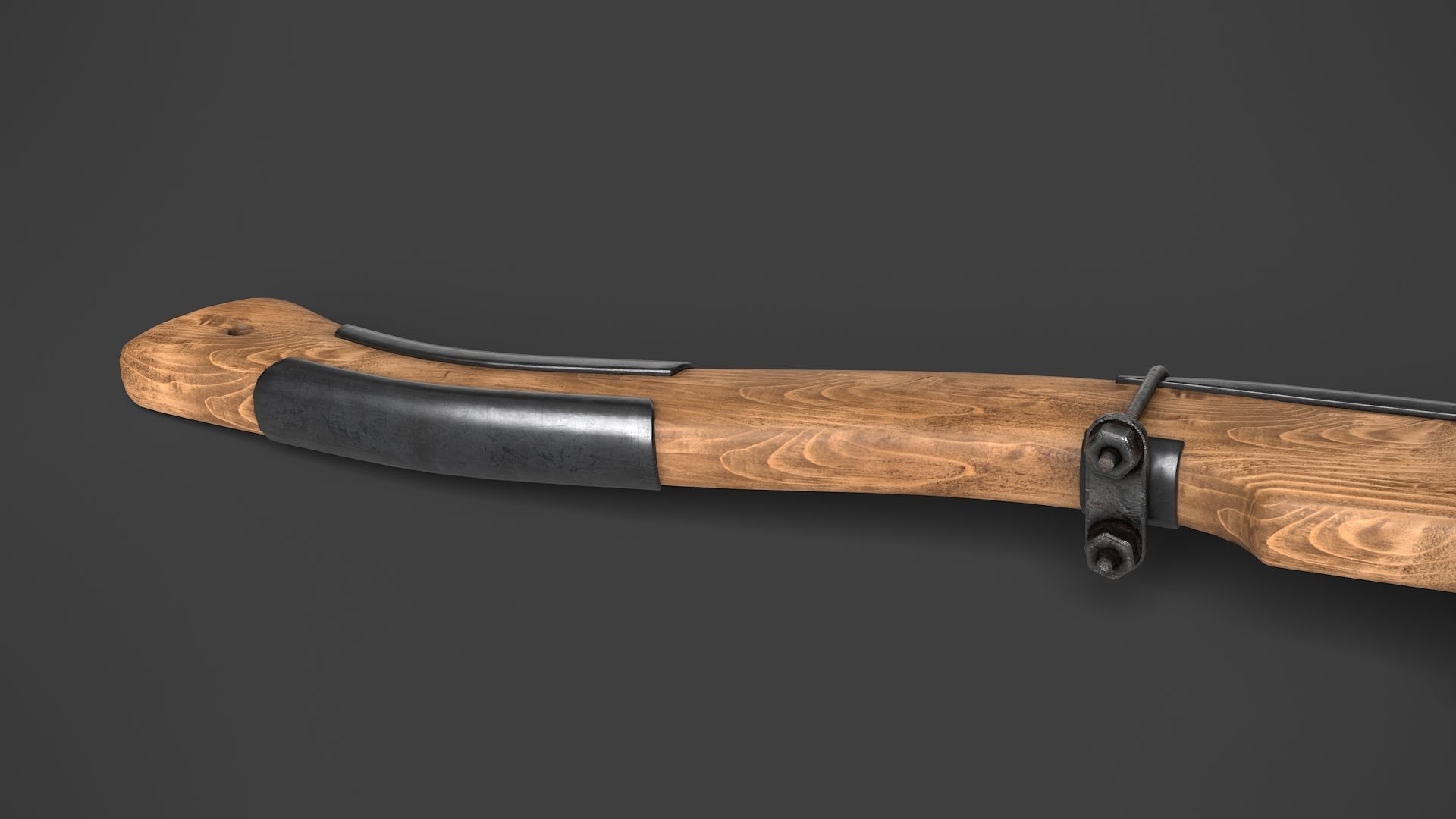 Modifiable Strike Weapon 03 Low-poly 3D model_7