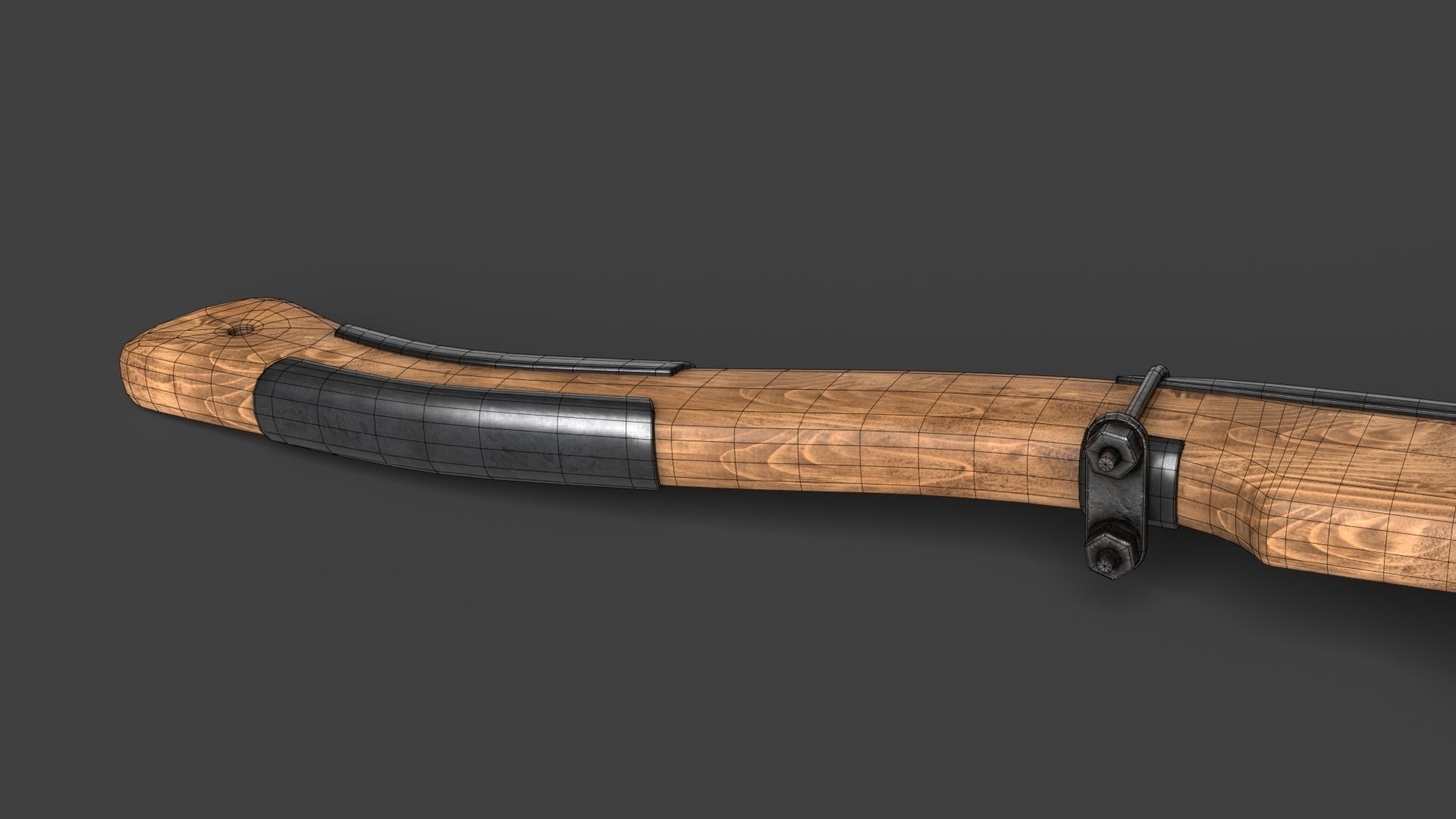 Modifiable Strike Weapon 03 Low-poly 3D model_17