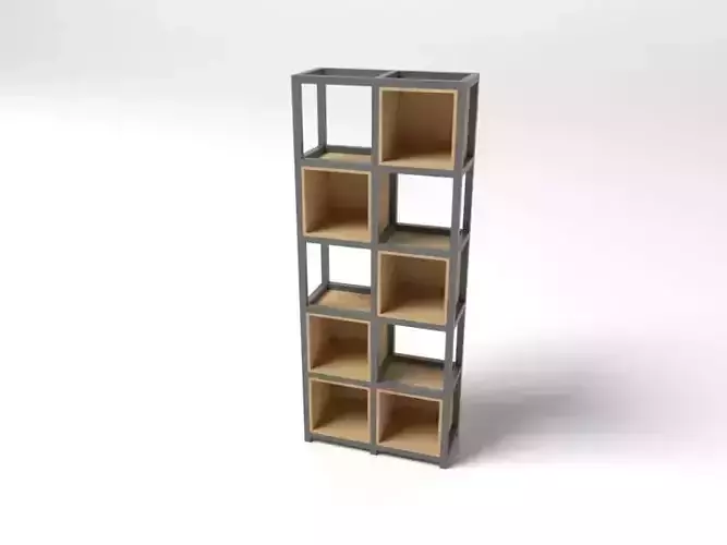 3d model of the shelf