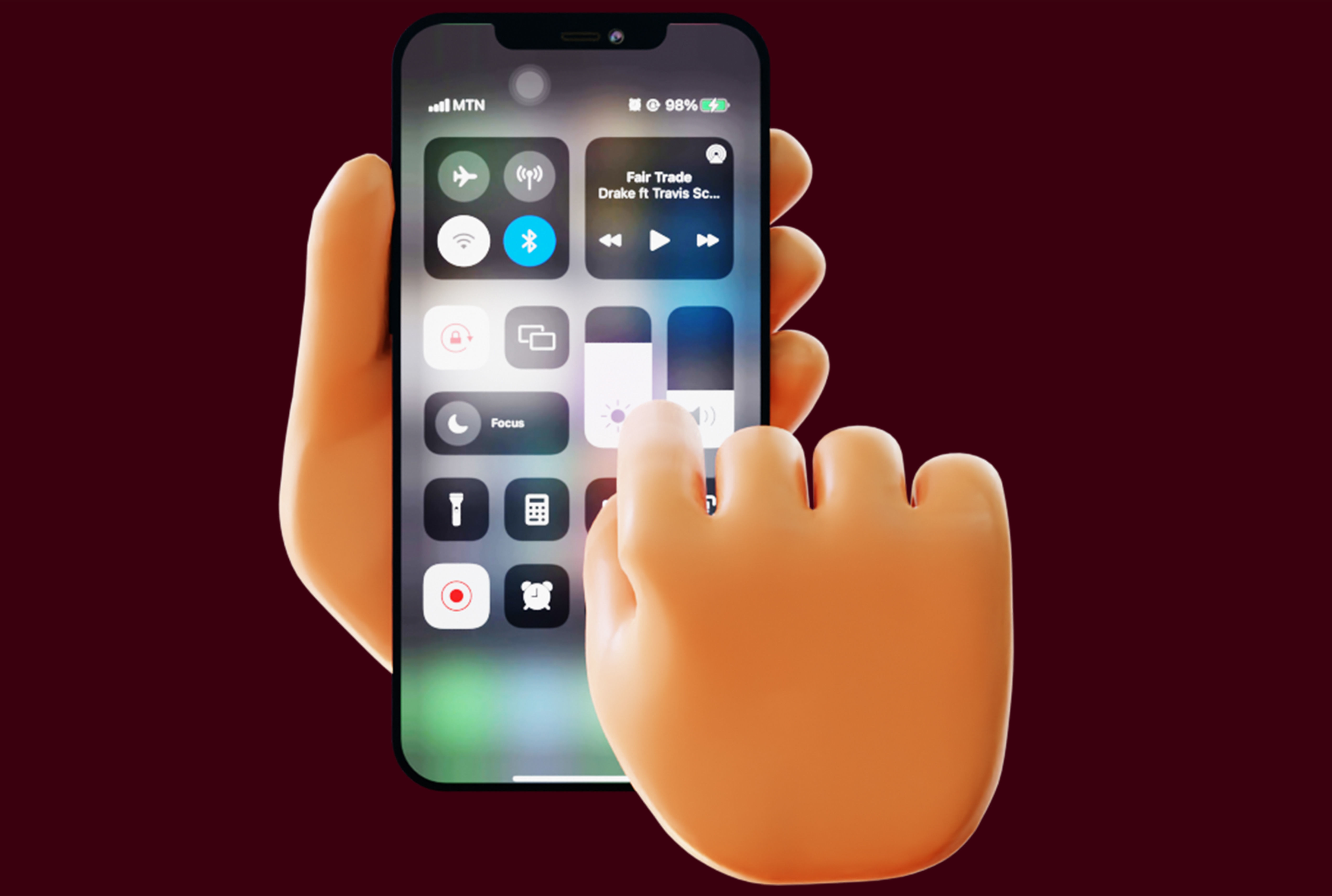9 Animated Smartphone Gestures  Low-poly 3D model_4