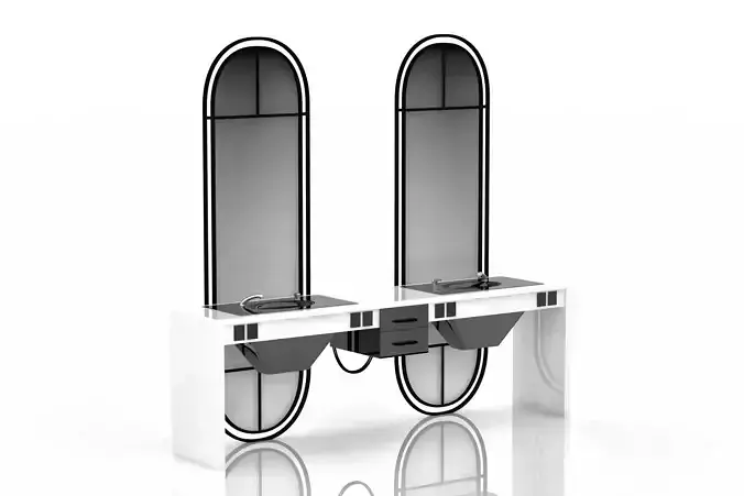 Barber Shop 3d Model | 3D model - 3D model önizlemesi