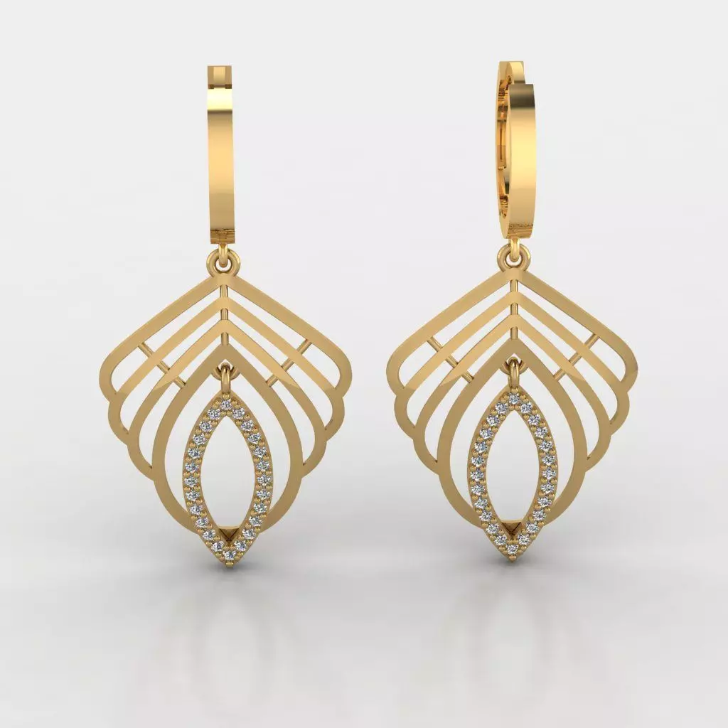 Women Earring 3D print model