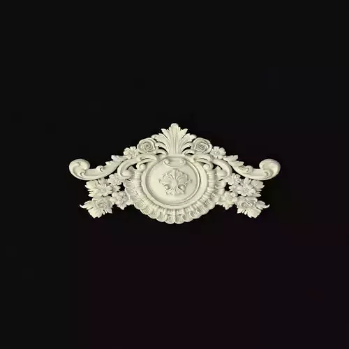 dekor victorian ornate medallion