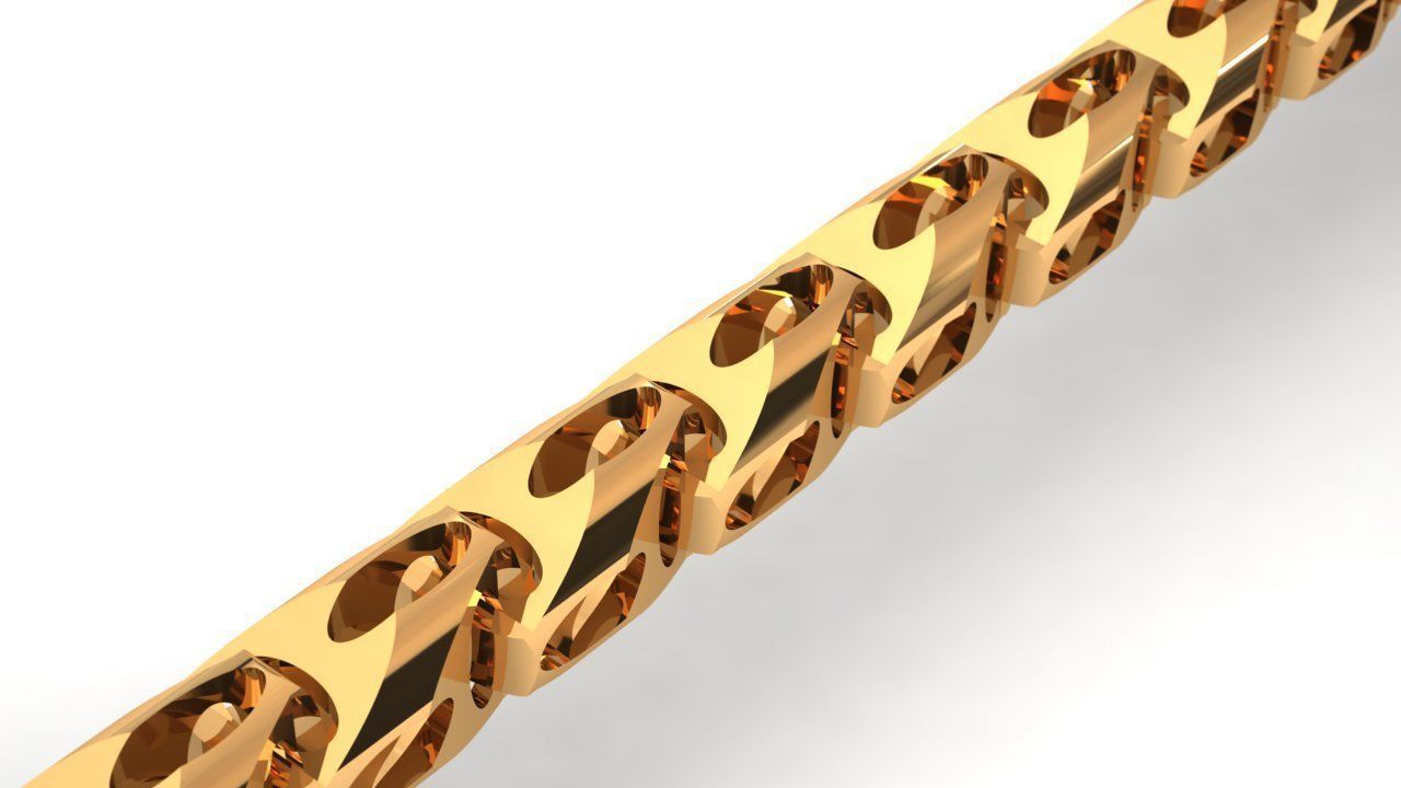 Eslabon para cadenas chain link E2016-29 3D print model_2