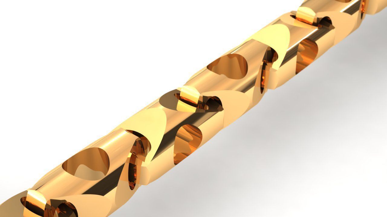 Eslabon para cadenas chain link E2016-28 3D print model_2