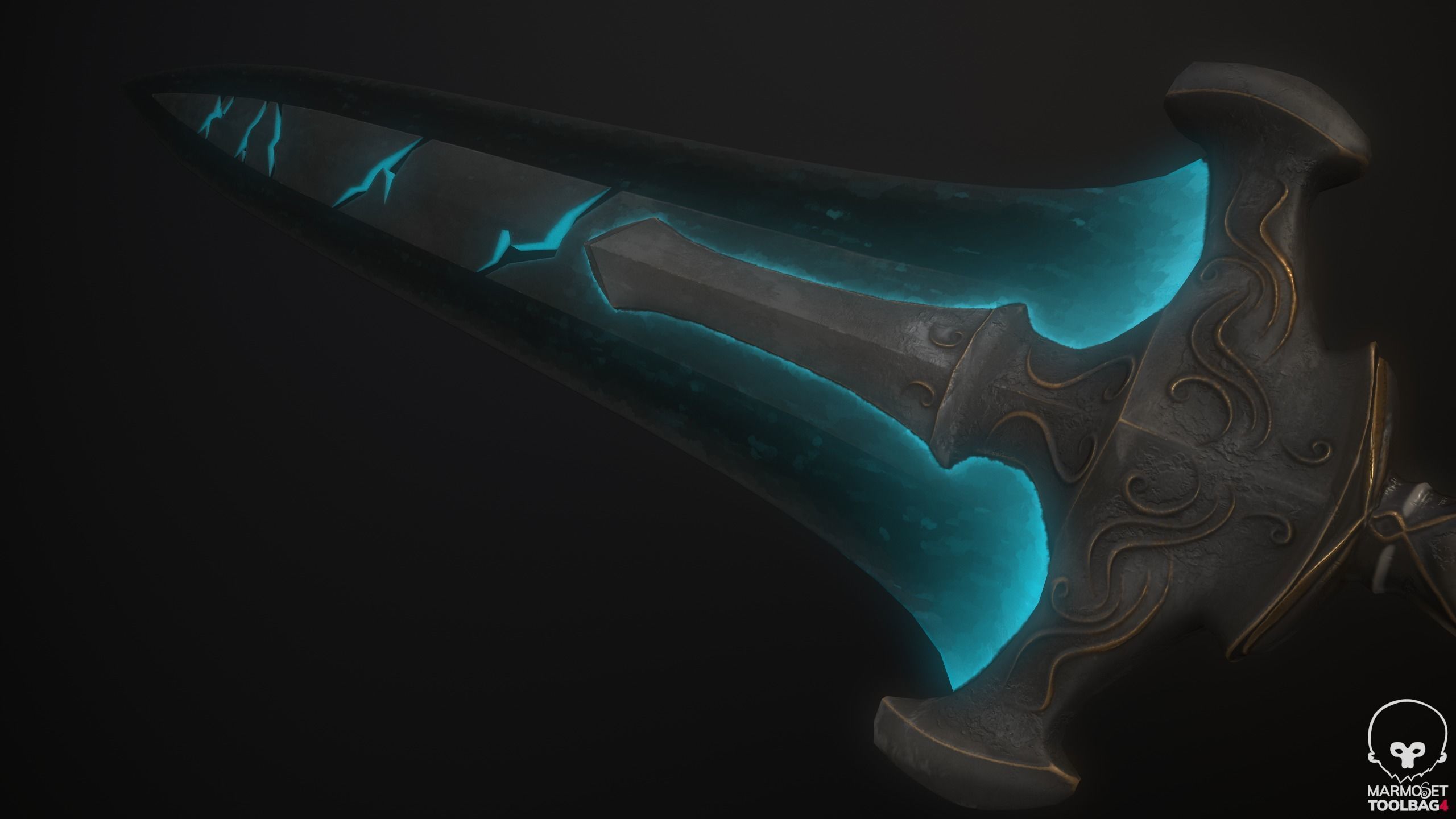 3D model Shards of Glory greatsword VR / AR / lowpoly CGTrader
