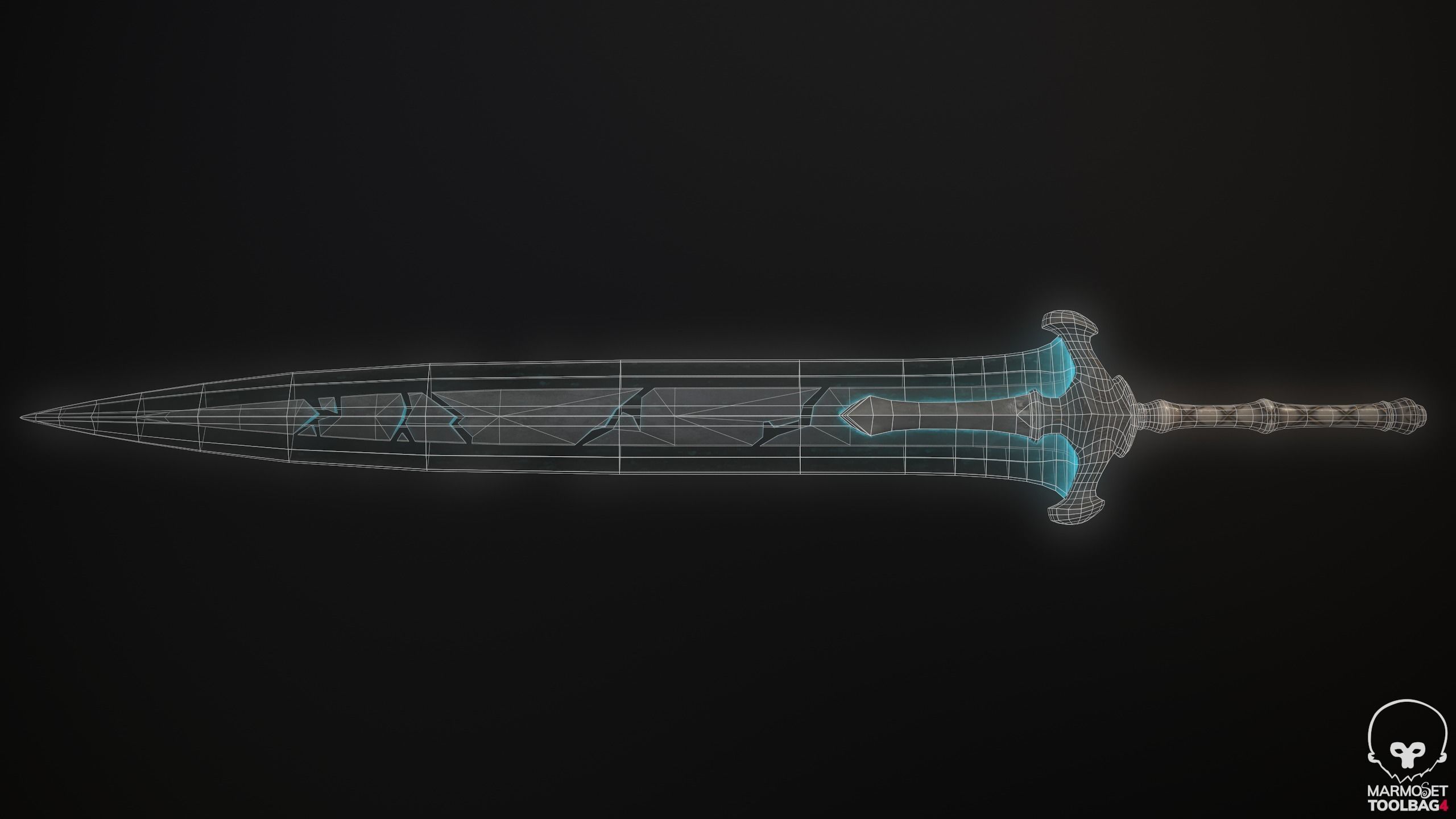 3D model Shards of Glory greatsword VR / AR / lowpoly CGTrader