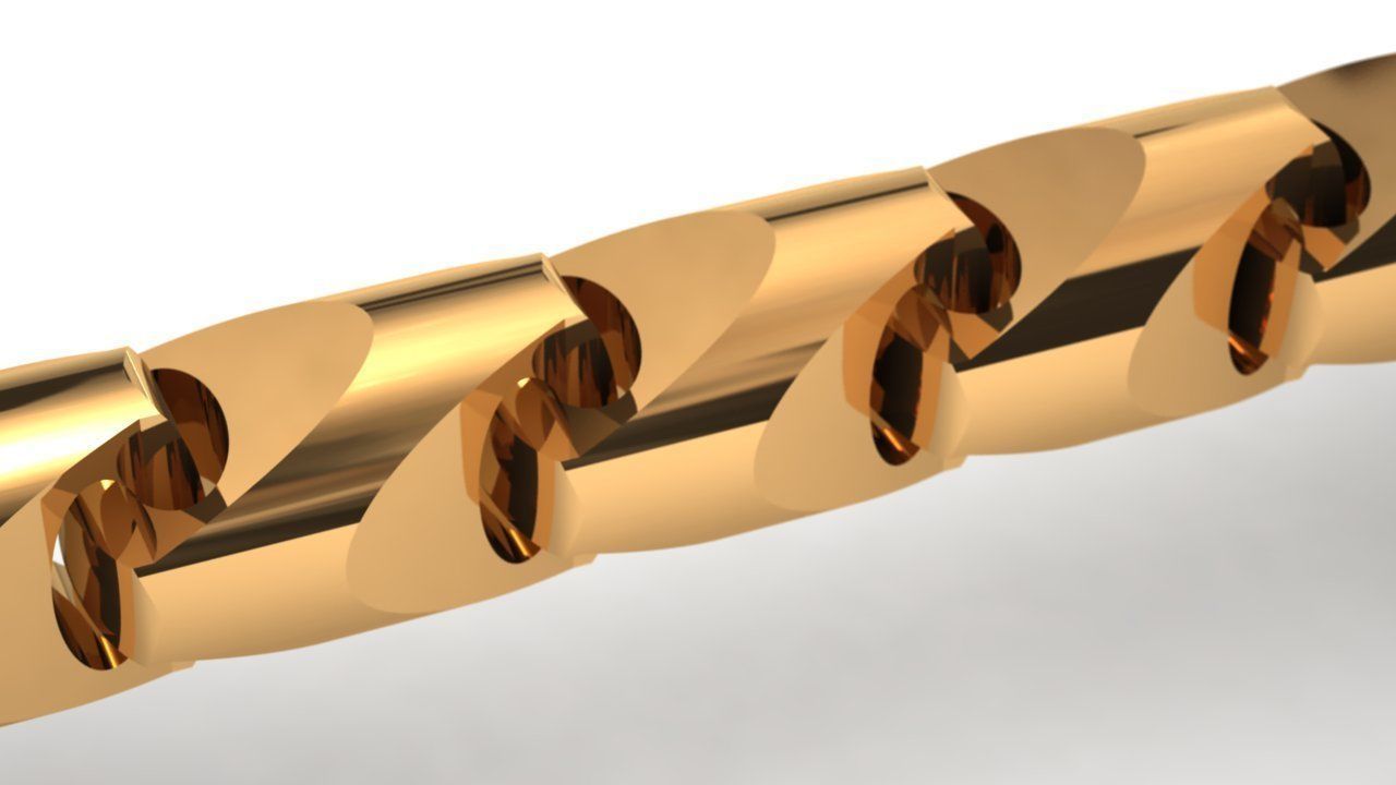 Eslabon para cadenas chain link E2016-30 3D print model_2