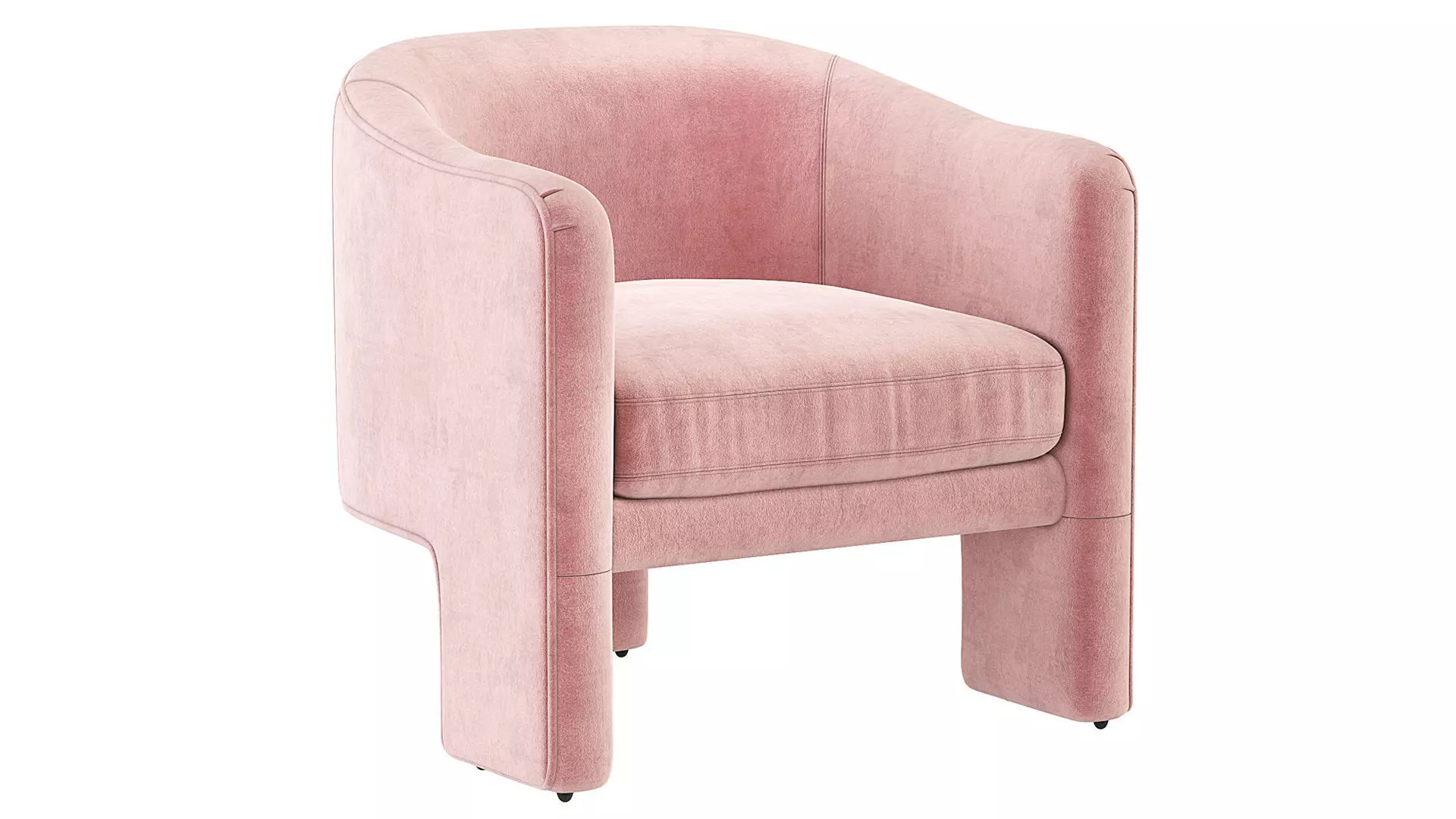 Fairfax sculptural Chair CoCo Republic 3D model_0