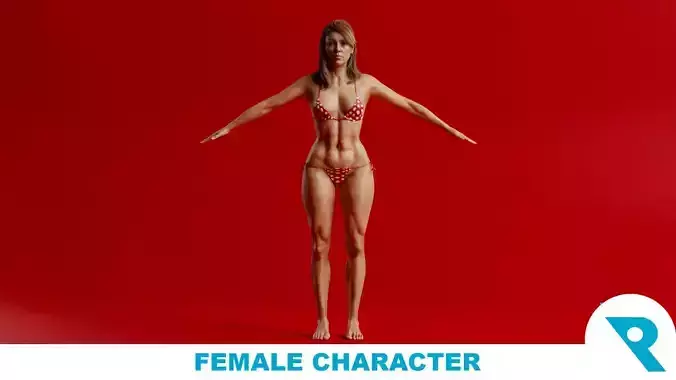 Realistic Female Character - Jessy