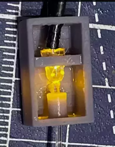 Led Fiber Optic alignment box 3D print model