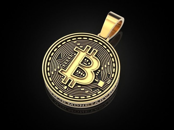 Coolest Bitcoin Pendant 3D print model