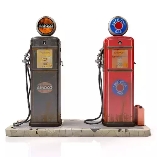 Old Gas Pump