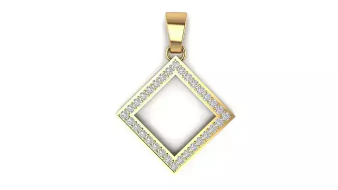 necklace diamond pendant gold