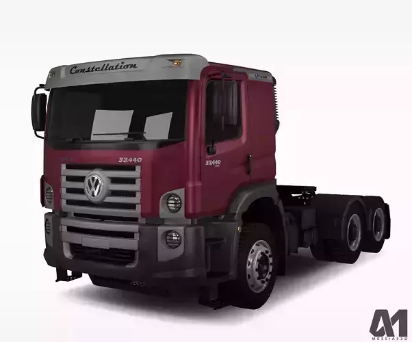 Volks Constellation 33 440 Low-poly 3D model