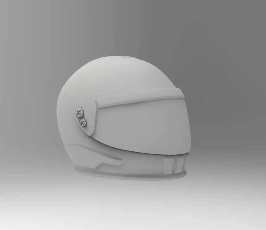 CLASSIC CAR HELMET 3D print model