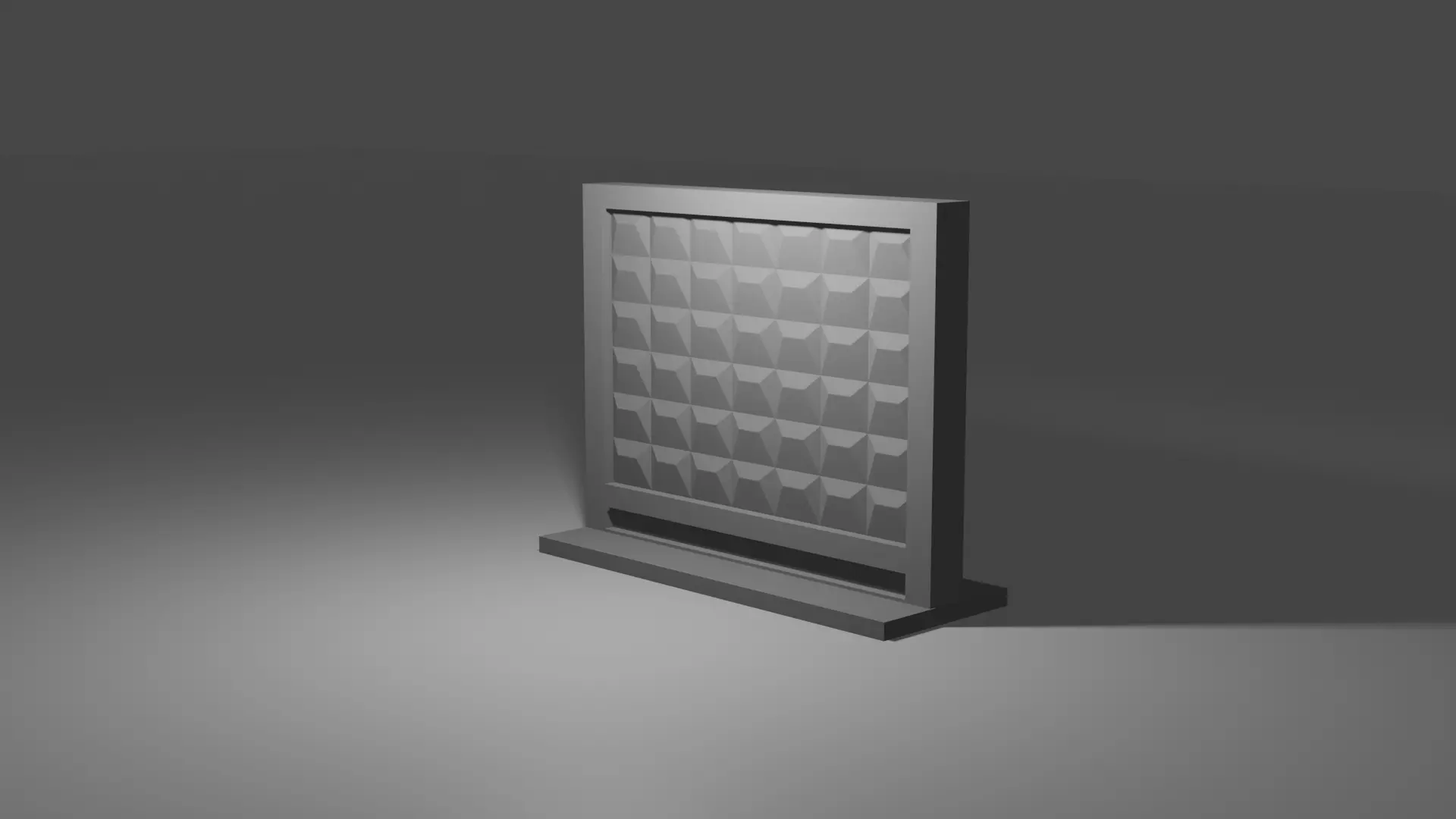 concrete wall 3D model_0