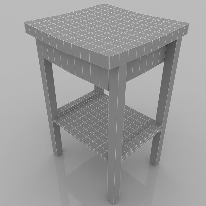 Night Stand Winsome 3D model_8