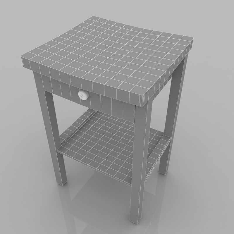 Night Stand Winsome 3D model_5