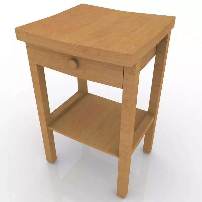 Night Stand Winsome 3D model_0