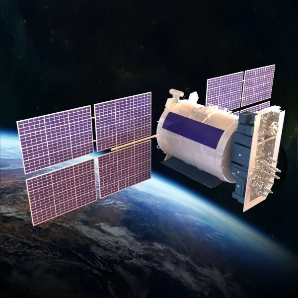 Satellite Glonass 3D model