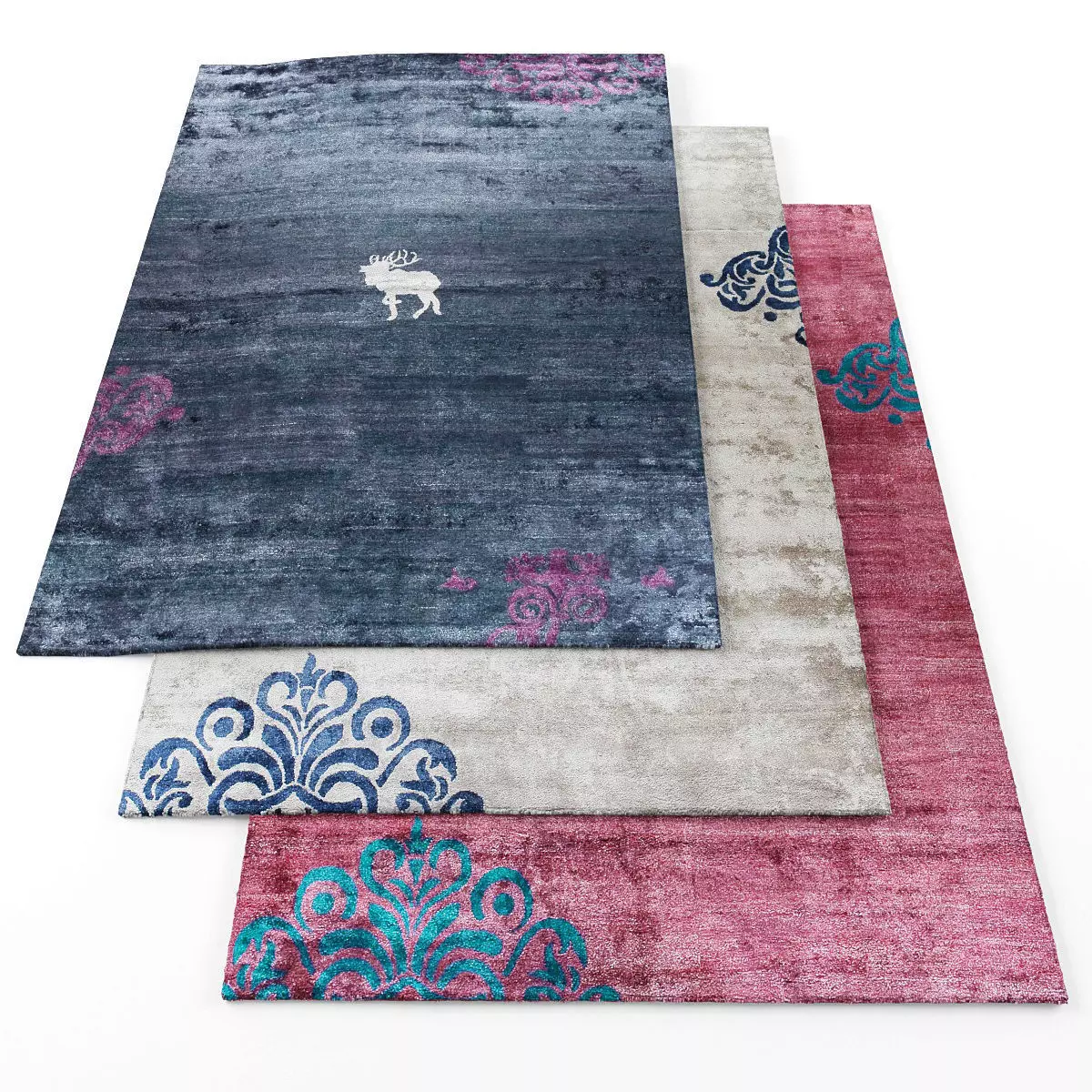 Rugs-1227 rugs for living room Low-poly 3D model_0