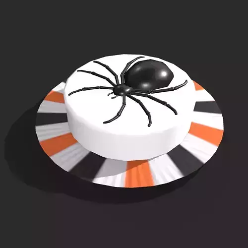 Spider Cookie Free low-poly 3D model