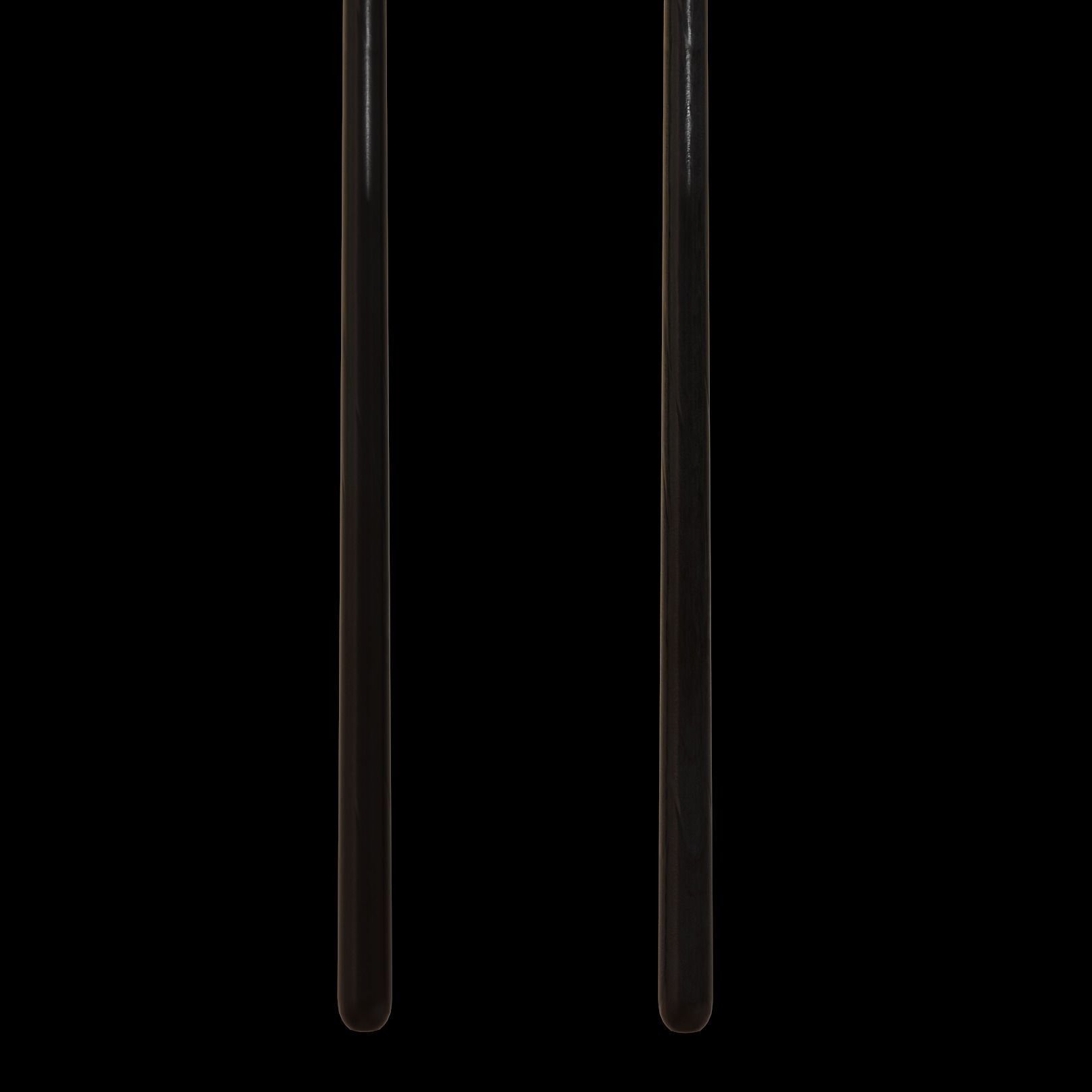 Pool Cues Low-poly 3D model_4