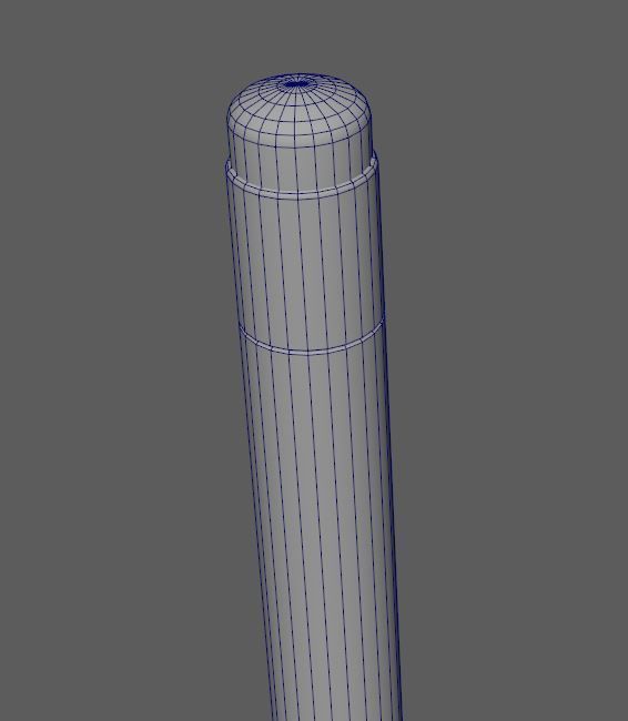 Pool Cues Low-poly 3D model_5