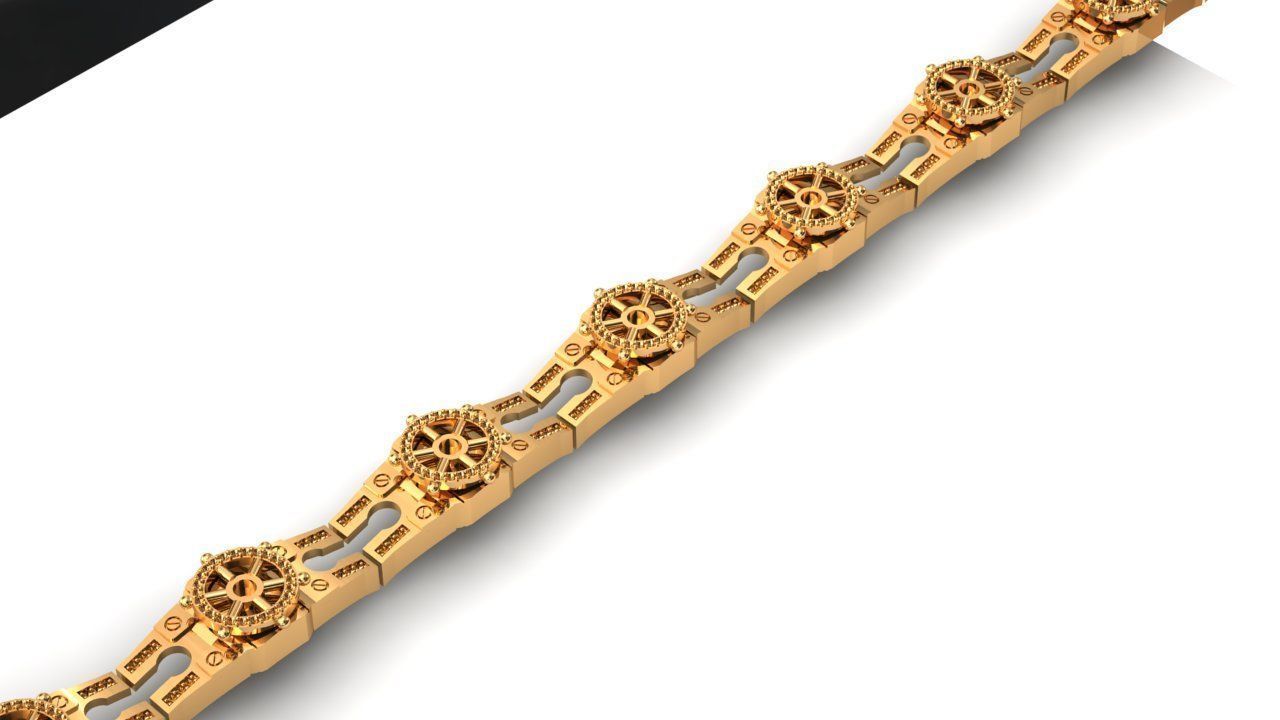 Eslabon para cadenas chain link E2016-36 3D print model_1