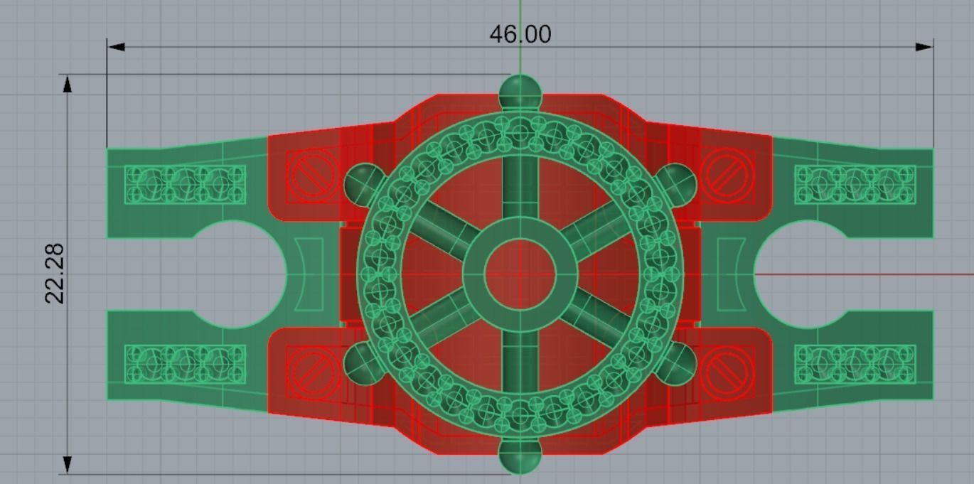 Eslabon para cadenas chain link E2016-36 3D print model_3