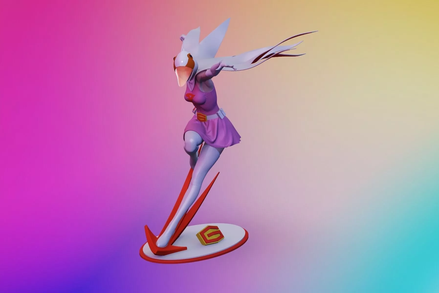 G-Force - Gatchaman - Swam Princess 3D print model