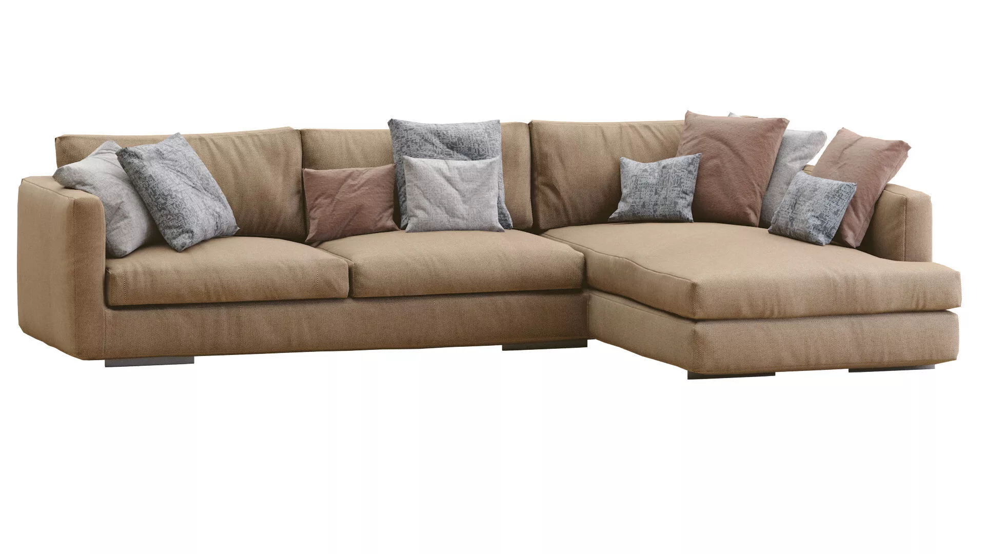 Flexform Sofa MAGNUM Low Poly 3D model