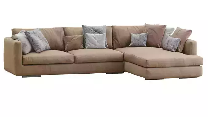 Flexform Sofa MAGNUM Low Poly 3D model