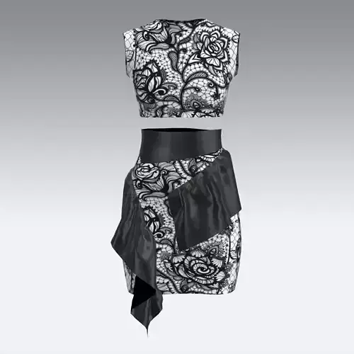 BLOUSE AND SKIRT LOOK STYLE