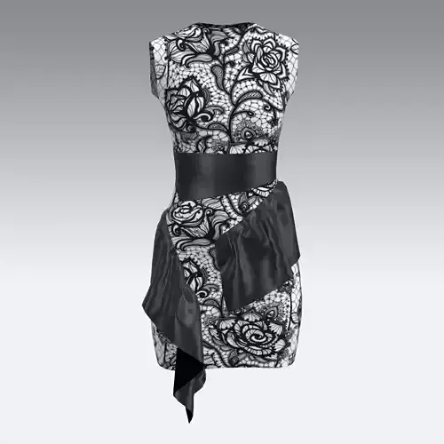 DRESS LOOK LACE LEATHER