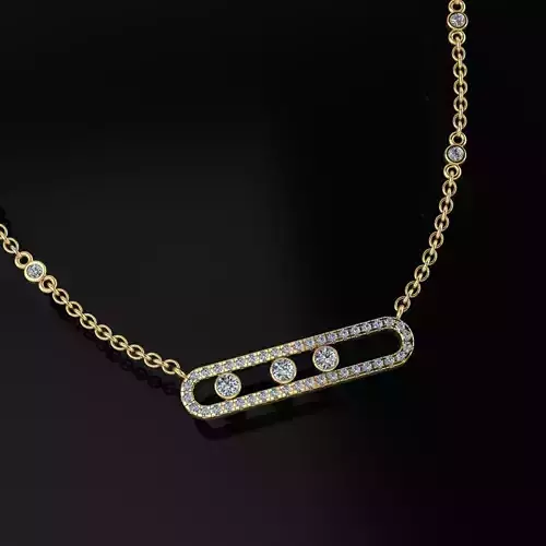 Messika Pendant 3D print model